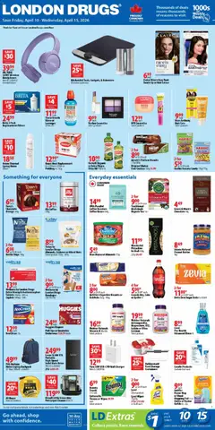 Preview of London Drugs weekly flyer / circulaire from shop London Drugs valid from 10.04.2026