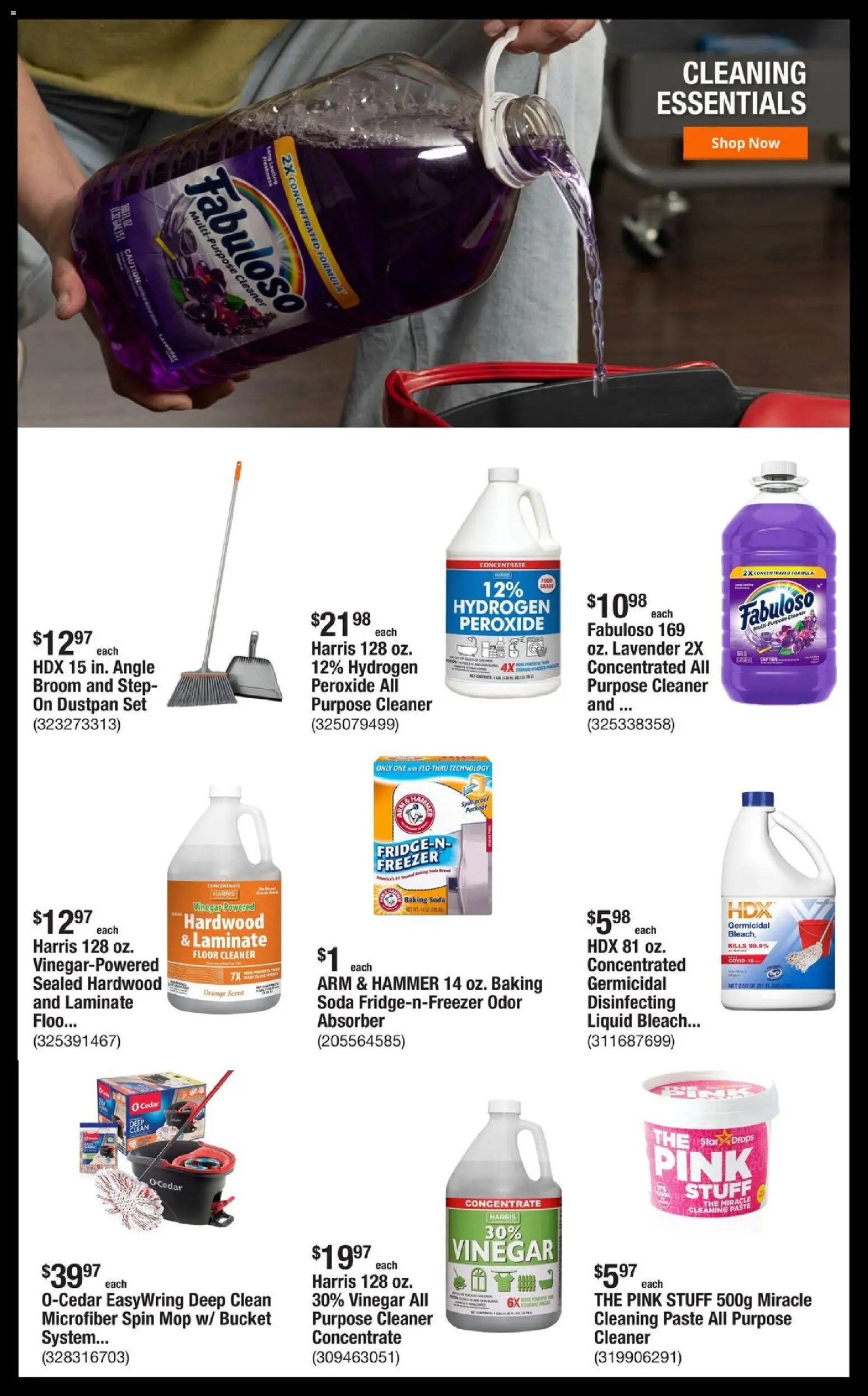 Home Depot Shop Pro Ad - OH - valid from 17.11.2025 | Page: 5 | Products: Vinegar, Hammer, Freezer