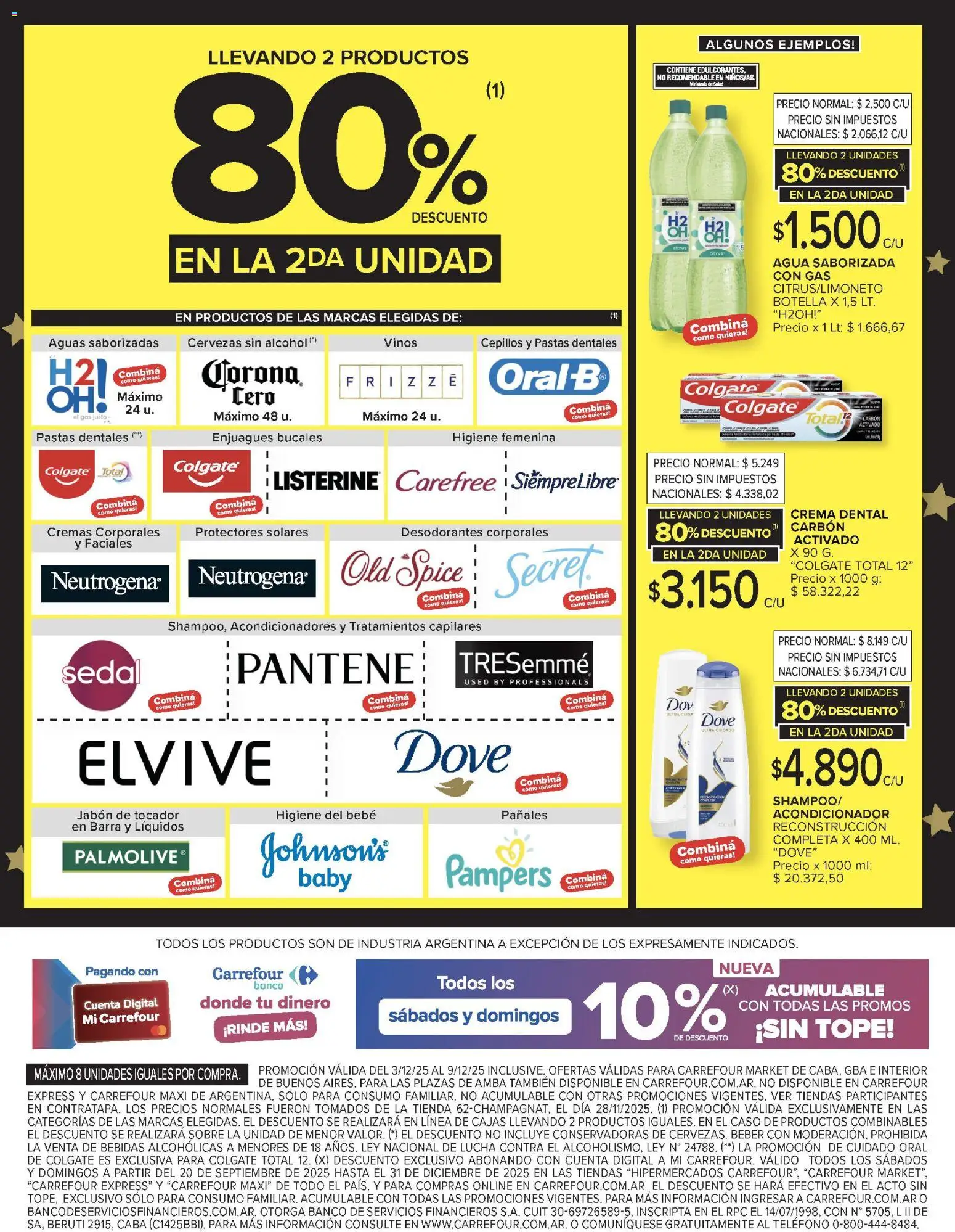 Carrefour Market catálogo │ válido desde el 03.12.2025 | Página: 7 | Productos: Teléfono, Banco, Acondicionador, Jabón