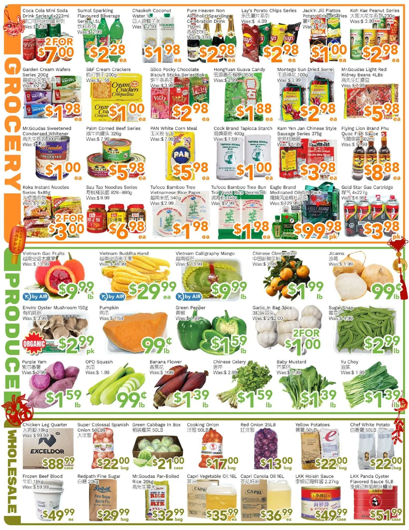 Ample Food Market flyer valid from 13.02.2026 | Page: 3 | Products: Fish, Potatoes, Pumpkin, Chicken