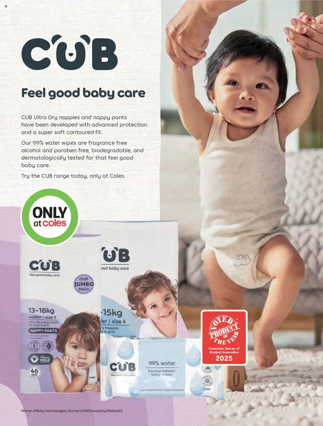 Coles catalogue - valid from 07.04.2025 | Page: 121 | Products: Fragrance, Nappies, Water, Pants