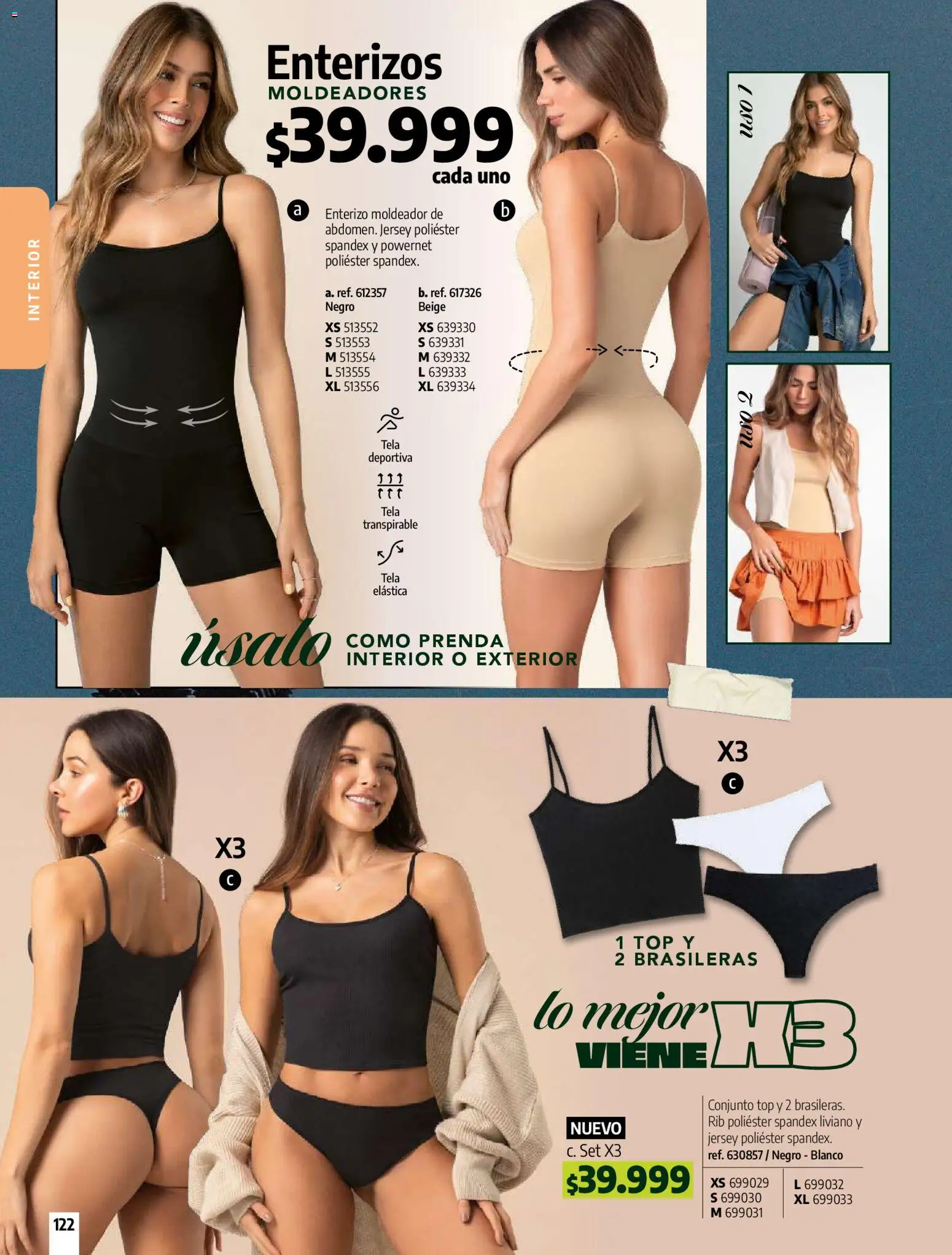 Pacifika revista - valida desde el 01.02.2026 | Página: 122 | Productos: Top, Conjunto, Enterizo