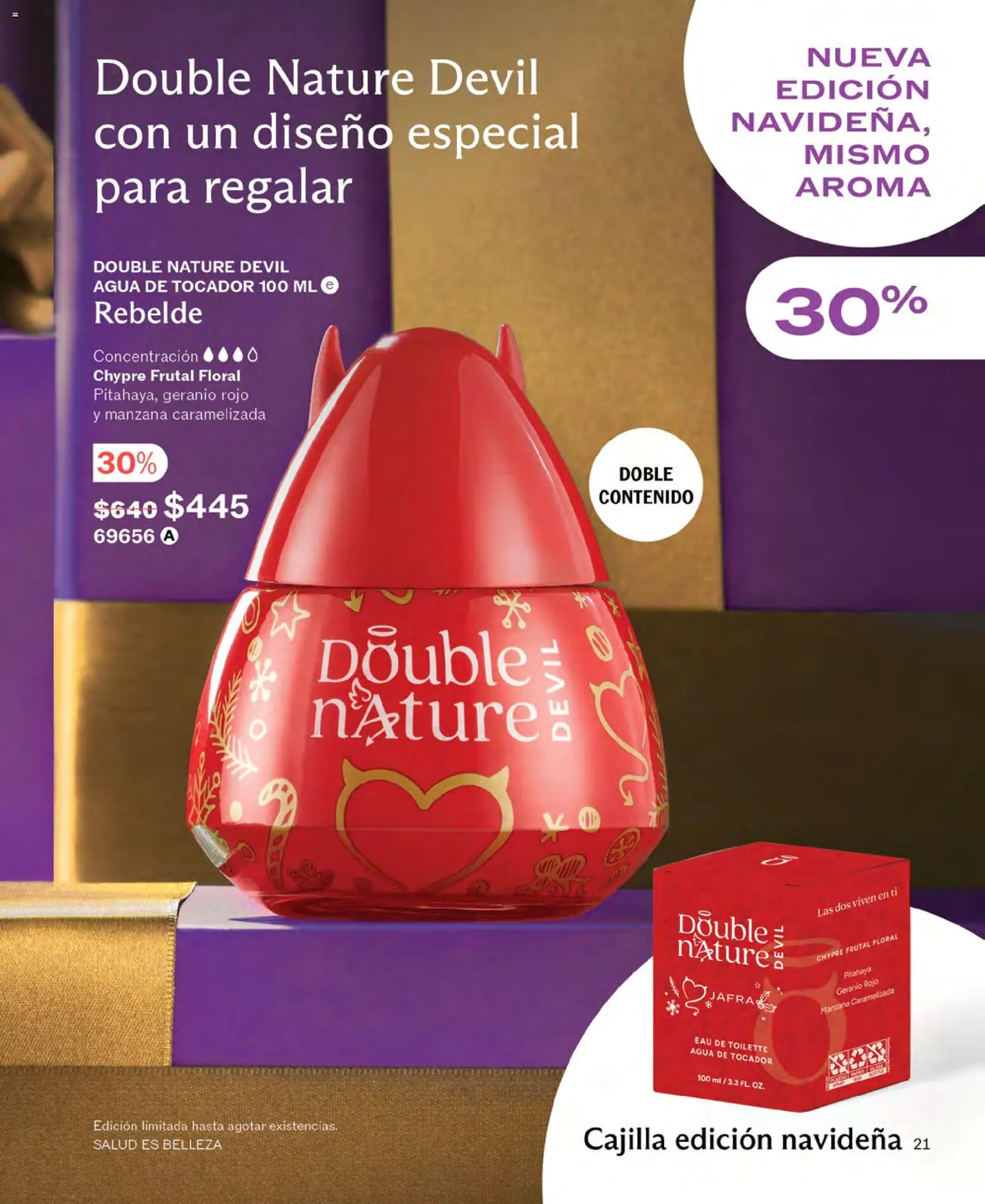 Nuevas ofertas de JAFRA válidas en toda la República Mexicana desde el 01.11.2025. ¡Encuentra las mejores ofertas en JAFRA catálogo! | Página: 21 | Productos: Manzana, Agua, Eau de toilette