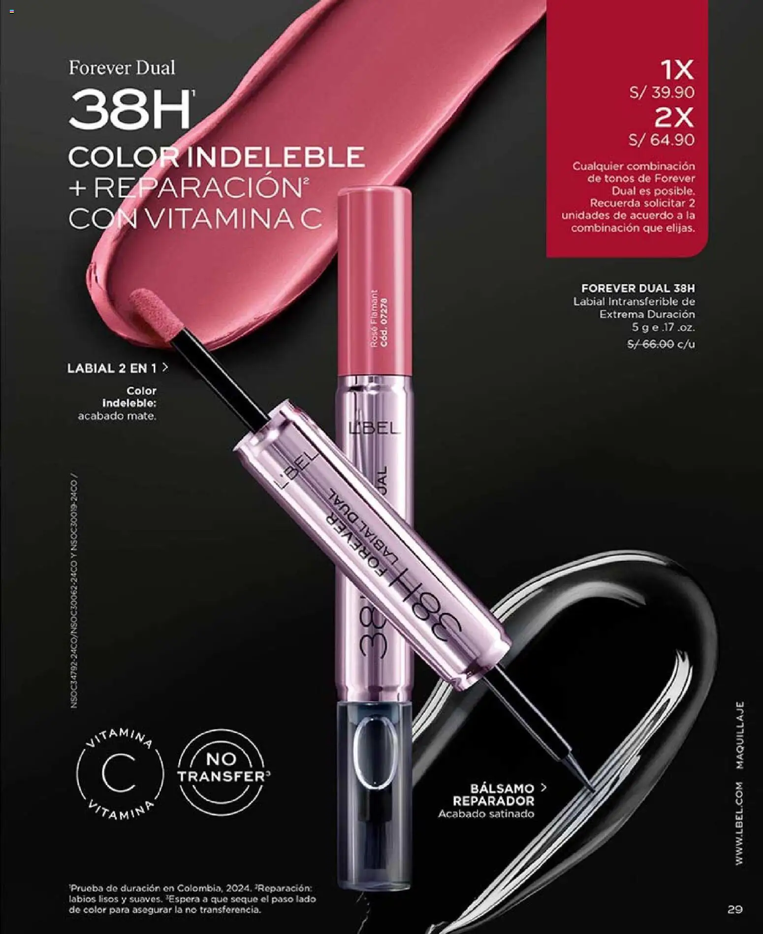Catálogo L'Bel válido desde 14.11.2025 | Página: 29 | Productos: Maquillaje
