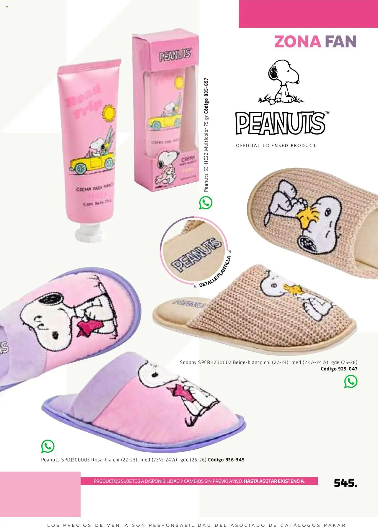 Nuevas ofertas de SC Pakar válidas en toda la República Mexicana desde el 29.08.2025. ¡Encuentra las mejores ofertas en SC Pakar - Catálogo Otoño Women! | Página: 545 | Productos: Crema