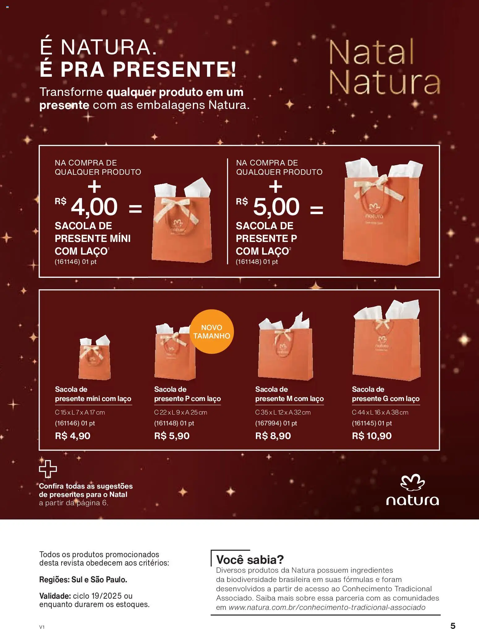 Natura Folheto - válido de 26.11.2025 | Página: 5 | Produtos: Revista