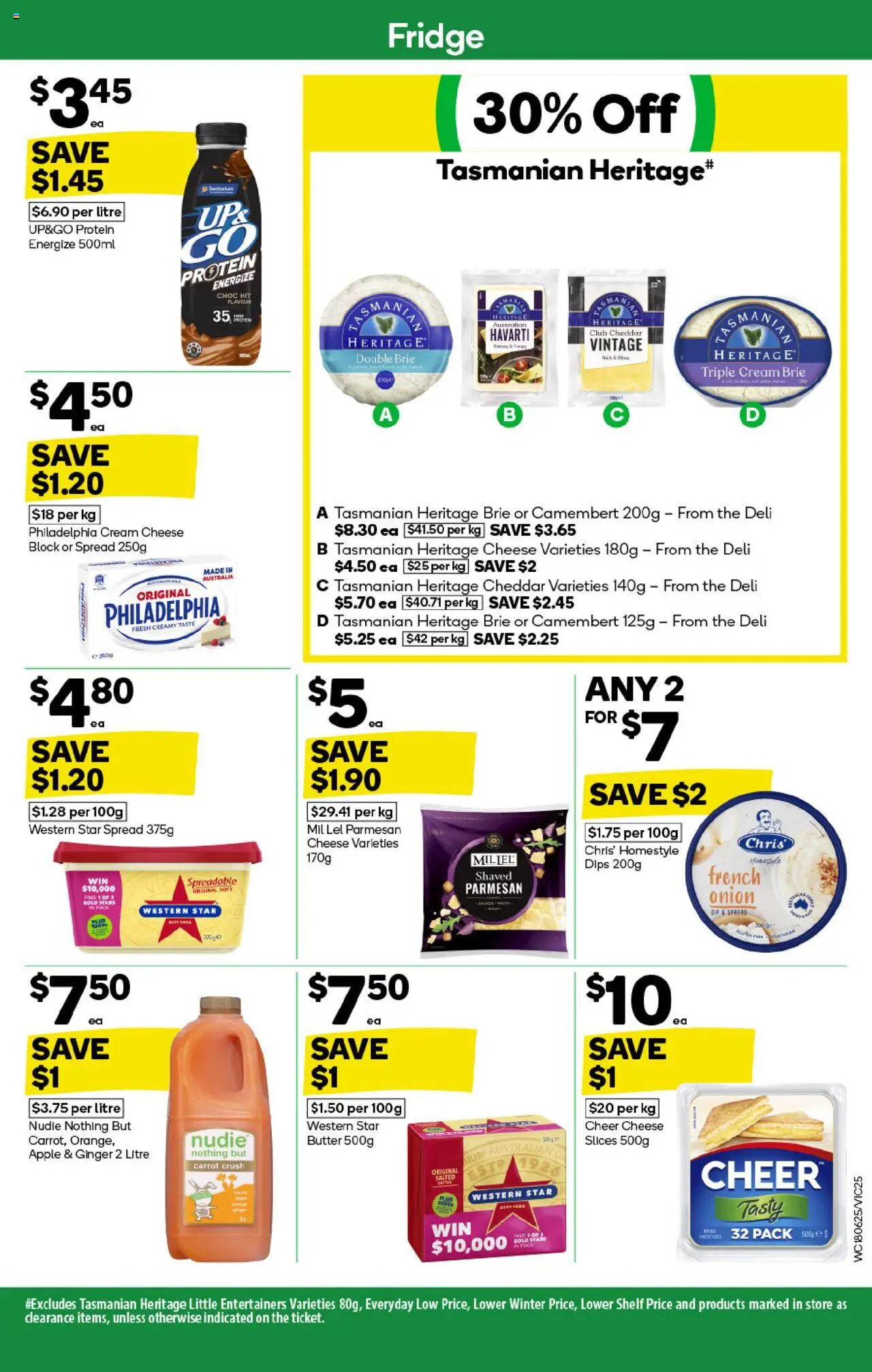Woolworths catalogue - valid from 18.06.2025 | Page: 25 | Products: Butter, Cheese, Cream, Fridge