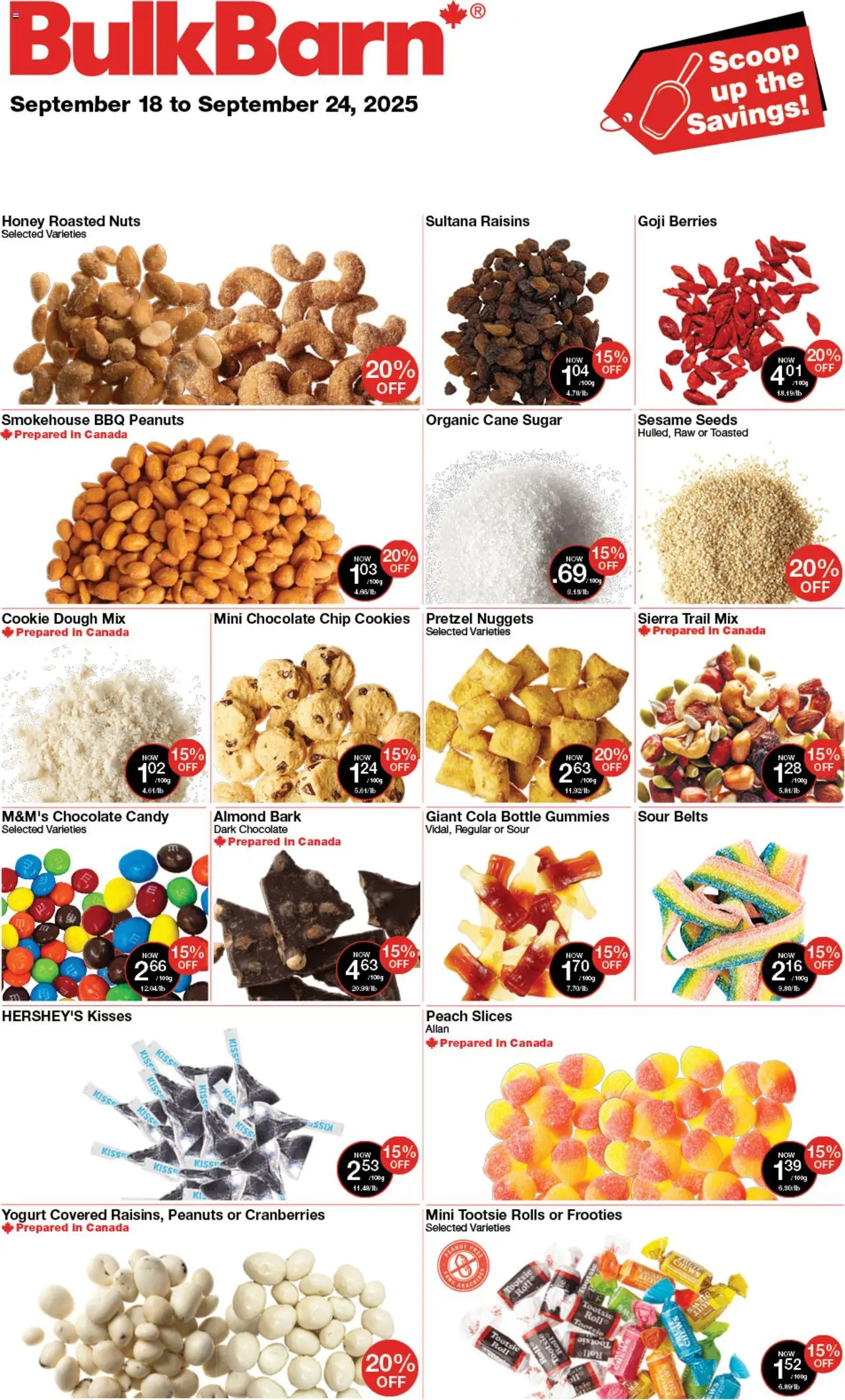 Bulk Barn flyer valid from 18.09.2025 | Page: 1