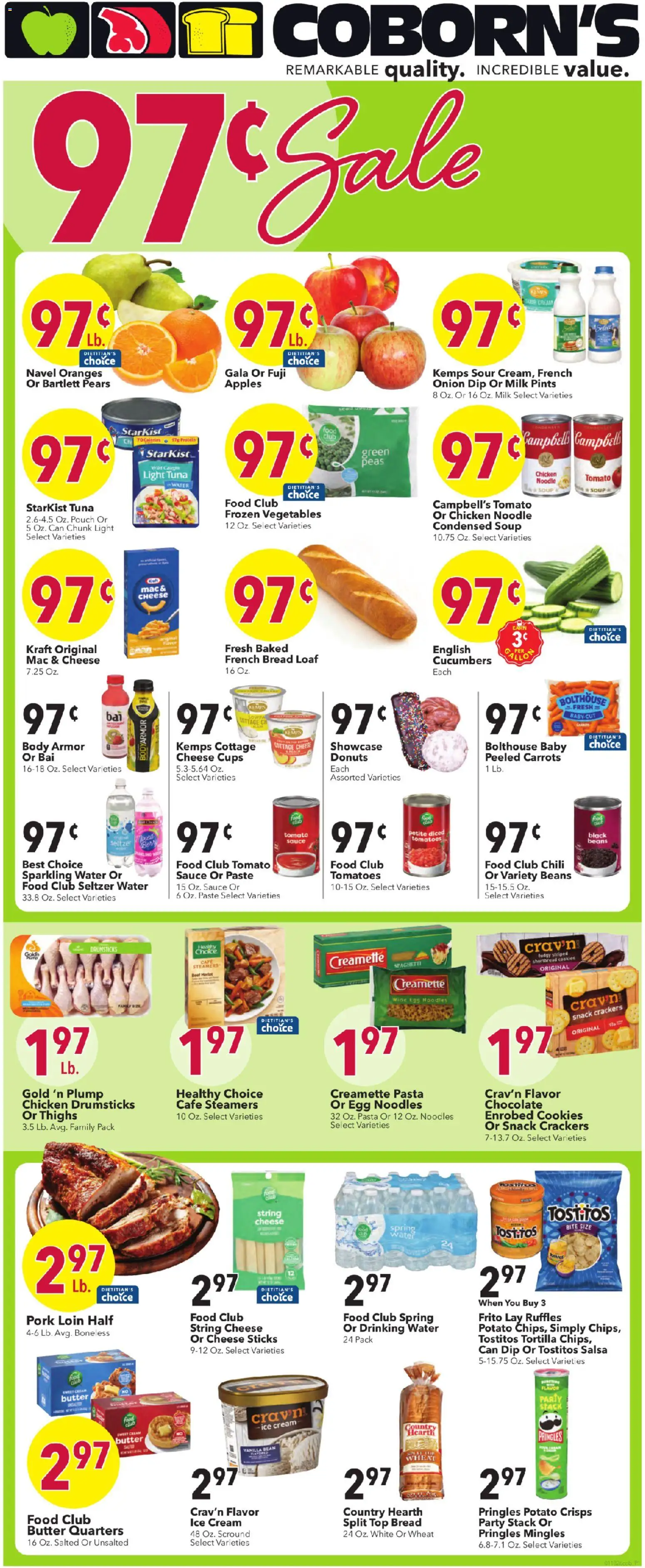 Coborn's Weekly Ad - valid from 21.01.2026 | Page: 1 | Products: Bread, Sour cream, Sauce, Onion