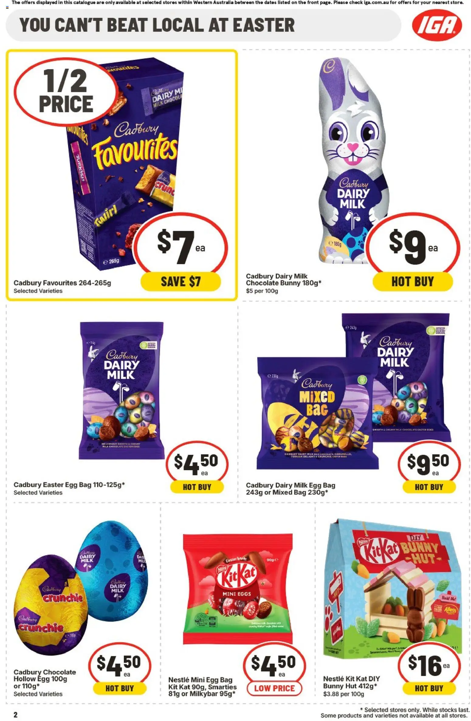 IGA catalogue - valid from 25.02.2026 | Page: 2 | Products: Milk, Dairy, Eggs, Bag