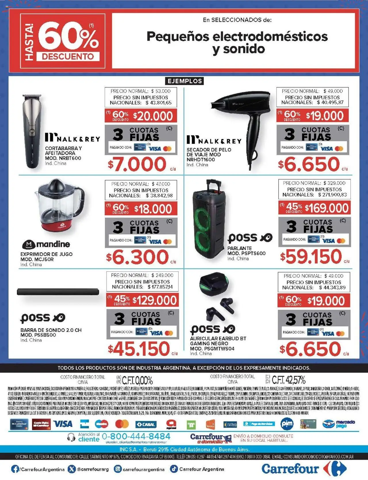 Carrefour ofertas │ válido desde el 14.10.2025 | Página: 30 | Productos: Secador de pelo, Pala, Afeitadora, Cava