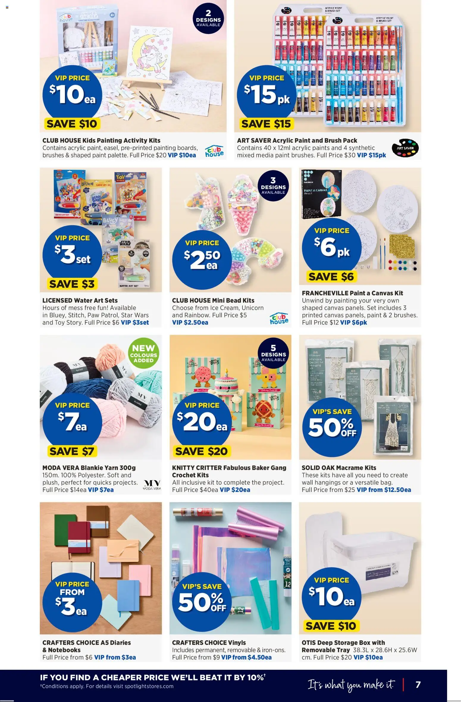 Spotlight catalogue - valid from 11.03.2026 | Page: 7 | Products: Box, Kits, Painting, Water