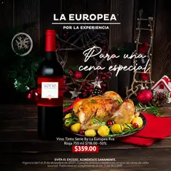 Vista previa de La Europea catálogo Para una cena especial, nuevo folleto de la tienda, válido en México a partir del 01.12.2025