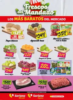 Vista previa de Soriana - Frescos del Mandado Mercado: Nuevo León, nuevo folleto de la tienda, válido en México a partir del 27.01.2026