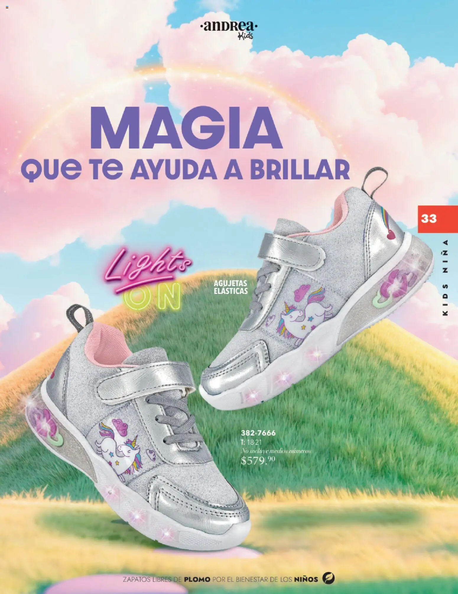Nuevas ofertas de Andrea válidas en toda la República Mexicana desde el 26.11.2025. ¡Encuentra las mejores ofertas en Andrea catálogo Infantil Kids! | Página: 32 | Productos: Zapatos, Té