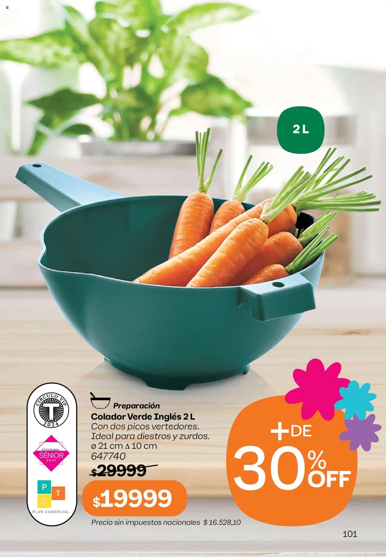 Tupperware - Campaña 16/2025 │ válido desde el 21.09.2025 | Página: 102 | Productos: Colador