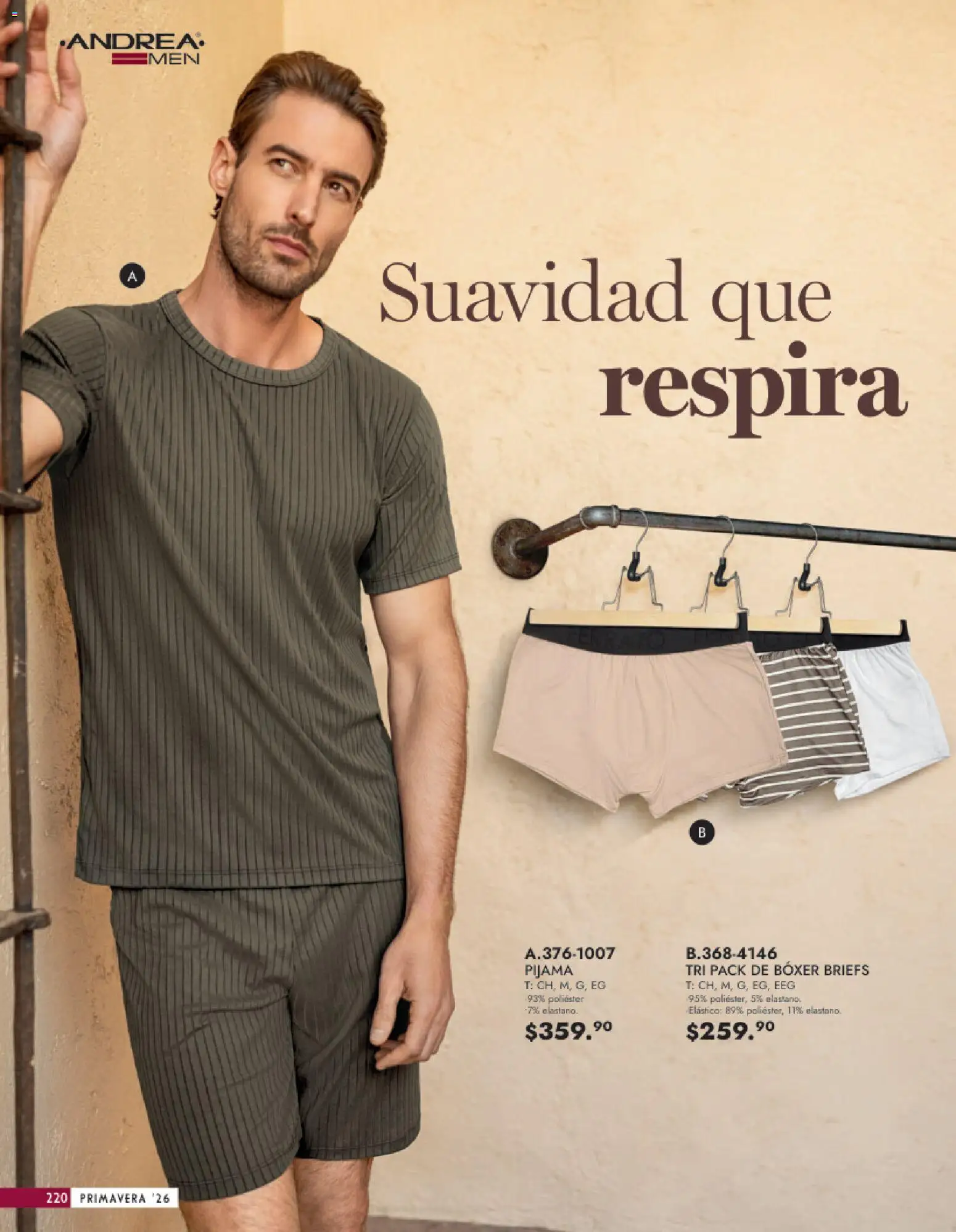 Nuevas ofertas de Andrea válidas en toda la República Mexicana desde el 25.01.2026. ¡Encuentra las mejores ofertas en Andrea catálogo Vestir Caballero ! | Página: 62