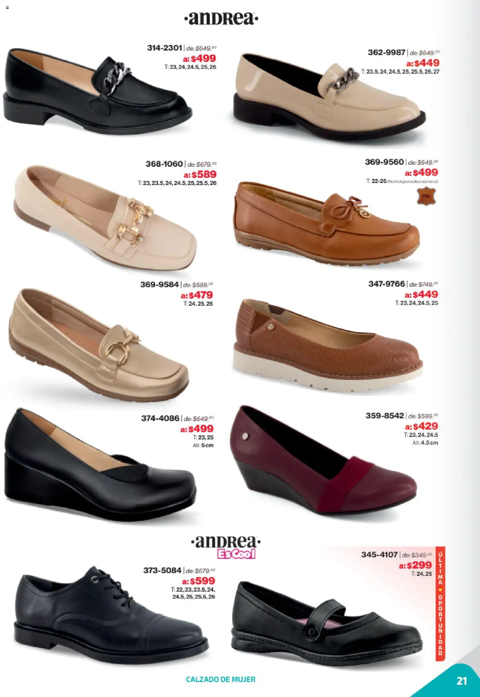 Nuevas ofertas de Andrea válidas en toda la República Mexicana desde el 02.11.2025. ¡Encuentra las mejores ofertas en Andrea catálogo Outlet! | Página: 21