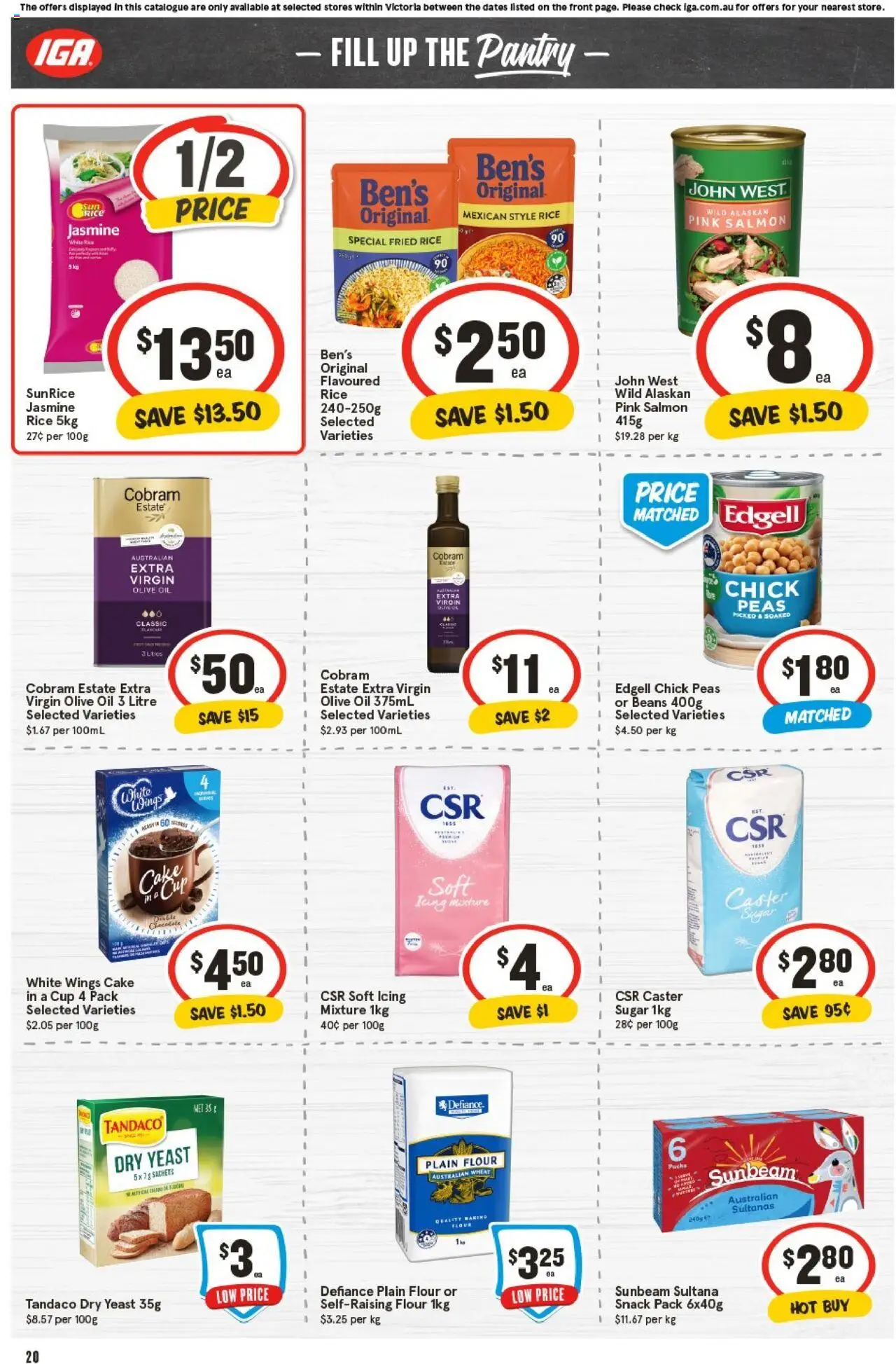 IGA catalogue - valid from 01.10.2025 | Page: 22 | Products: Pizza, Chicken, Pasta, Date