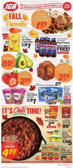 Preview of IGA weekly ads valid from 24.09.2025