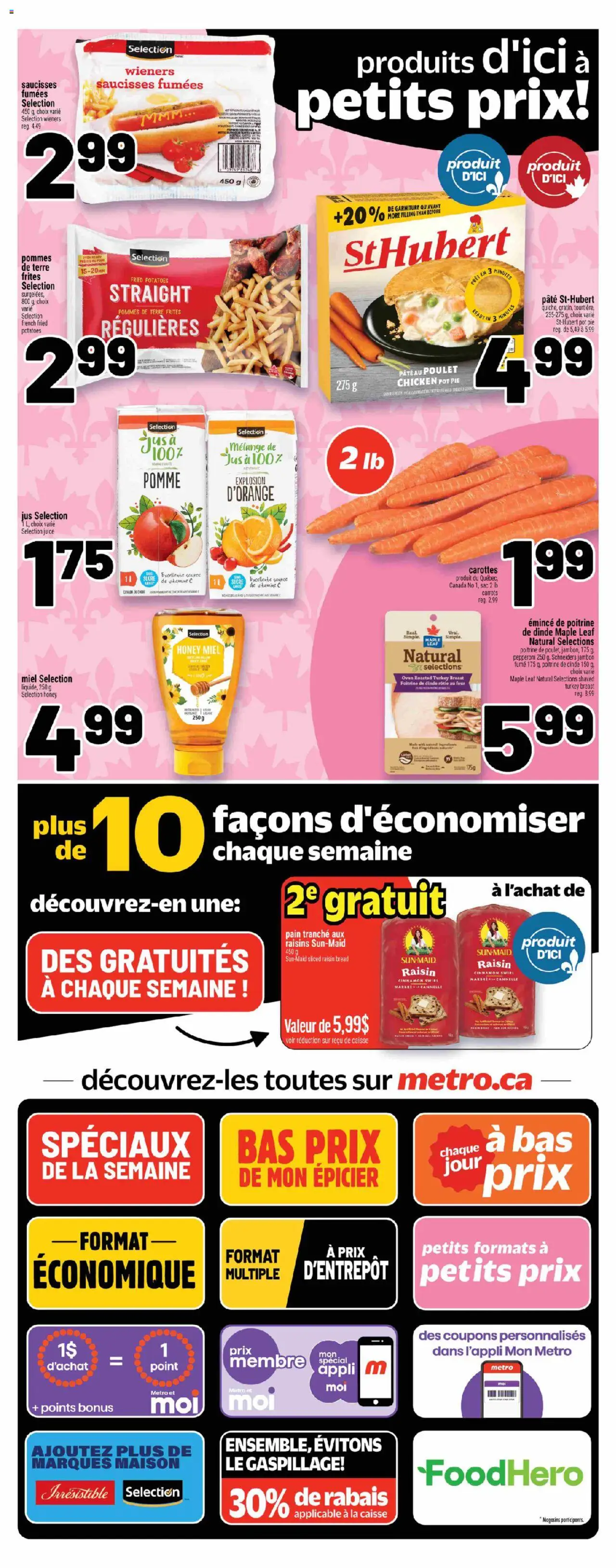 Metro flyer valid from 11.09.2025 | Page: 4 | Products: Turkey, Oven, Juice, Chicken