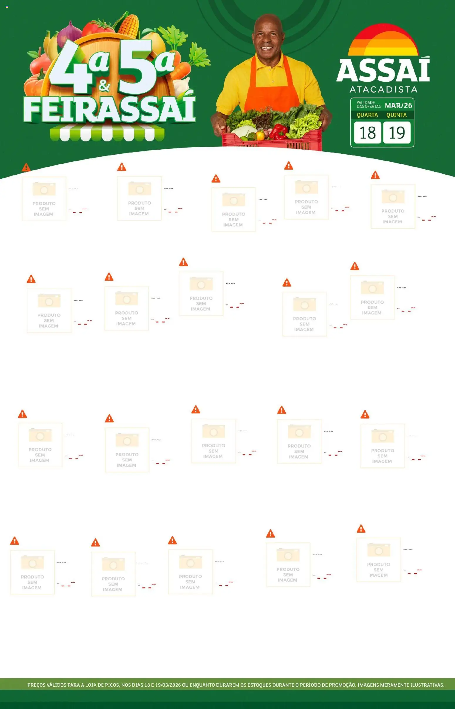 Assaí Atacadista Folheto - válido de 25.03.2026 | Página: 1