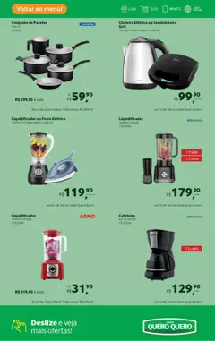 Lojas Quero-Quero Folheto - válido de 15.07.2025 | Página: 27 | Produtos: Grill, Chaleira, Sanduicheira, Liquidificador