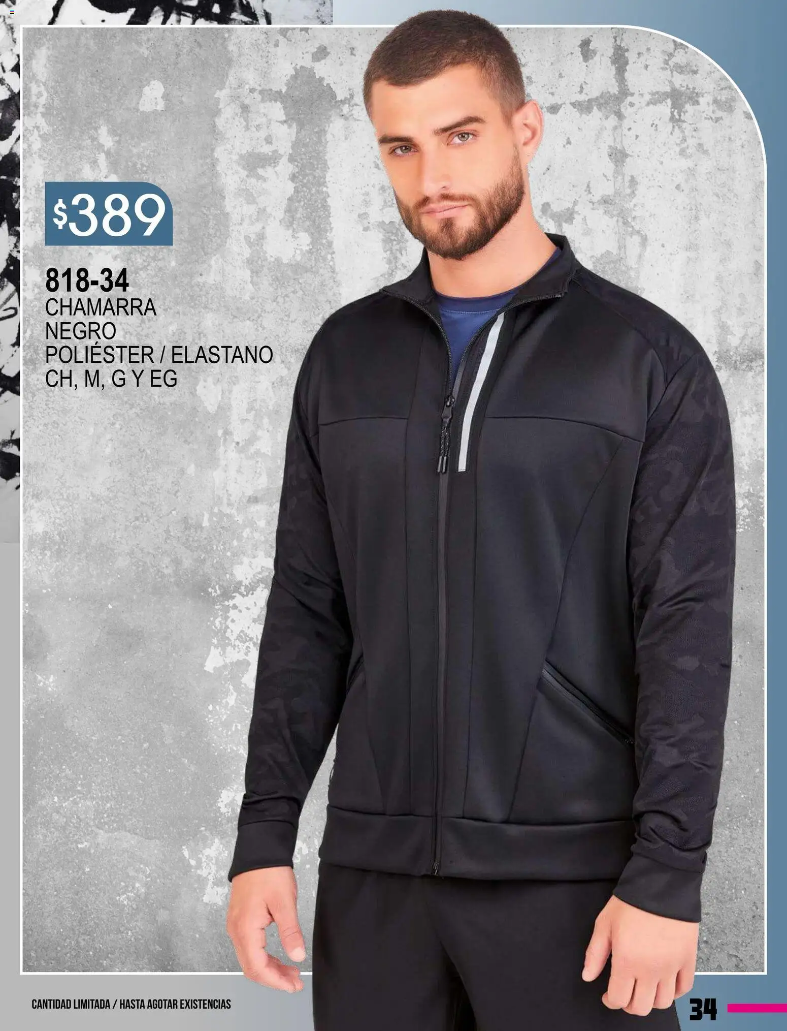 Nuevas ofertas de Cklass válidas en toda la República Mexicana desde el 08.01.2026. ¡Encuentra las mejores ofertas en Cklass catálogo Especial Supersport Caballero! | Página: 35 | Productos: Chamarra