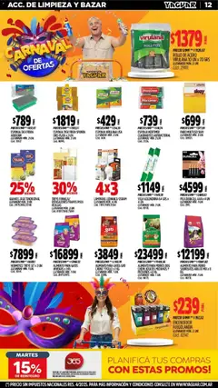 Vista previa Yaguar - Oferta Semanal Mar del Plata válido desde el 16.02.2026 | Página: 11 | Productos: Vela, Pila, Pollo, Esponja