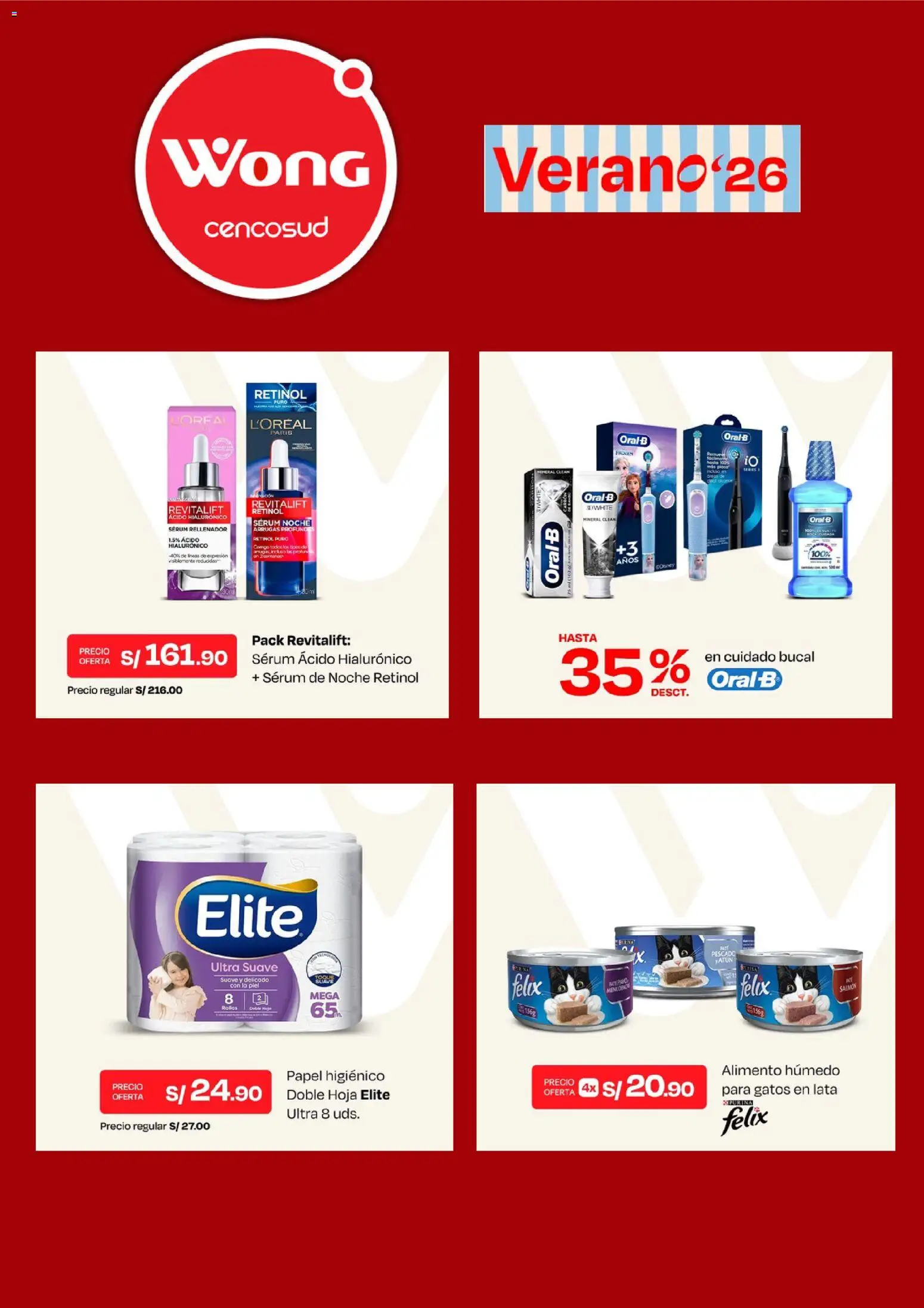 Catálogo Wong válido desde 06.04.2026 | Página: 3 | Productos: Pescado