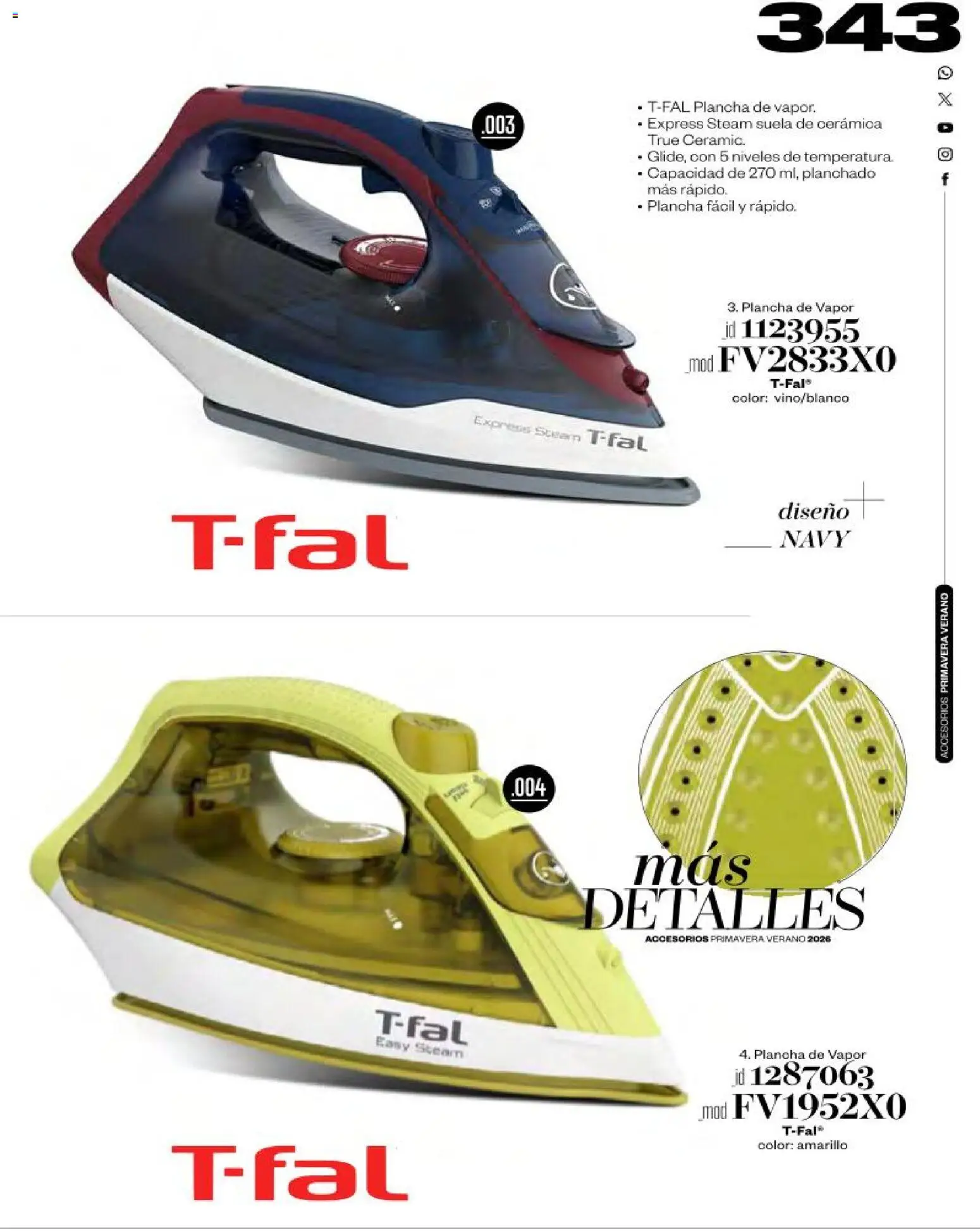 Nuevas ofertas de Price Shoes válidas en toda la República Mexicana desde el 18.04.2026. ¡Encuentra las mejores ofertas en Price Shoes catálogo Accesorios! | Página: 343 | Productos: Plancha