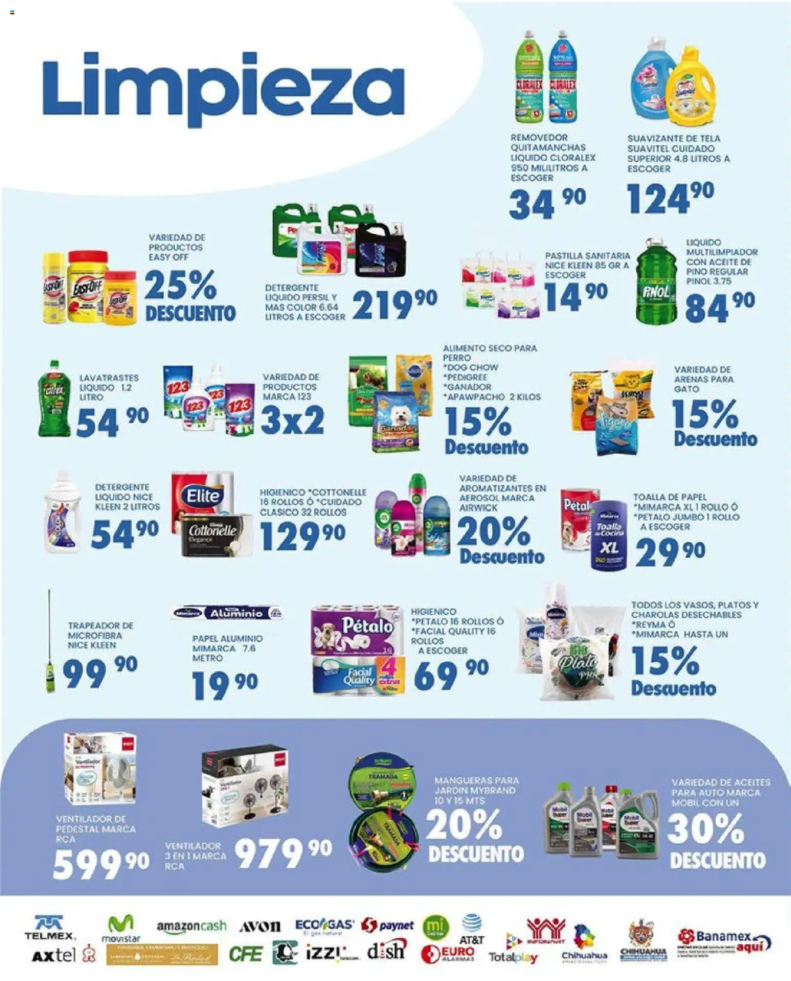 Nuevas ofertas de Alsuper válidas en toda la República Mexicana desde el 17.03.2026. ¡Encuentra las mejores ofertas en Alsuper folleto! | Página: 5 | Productos: Quitamanchas, Detergente, Ventilador, Aceite