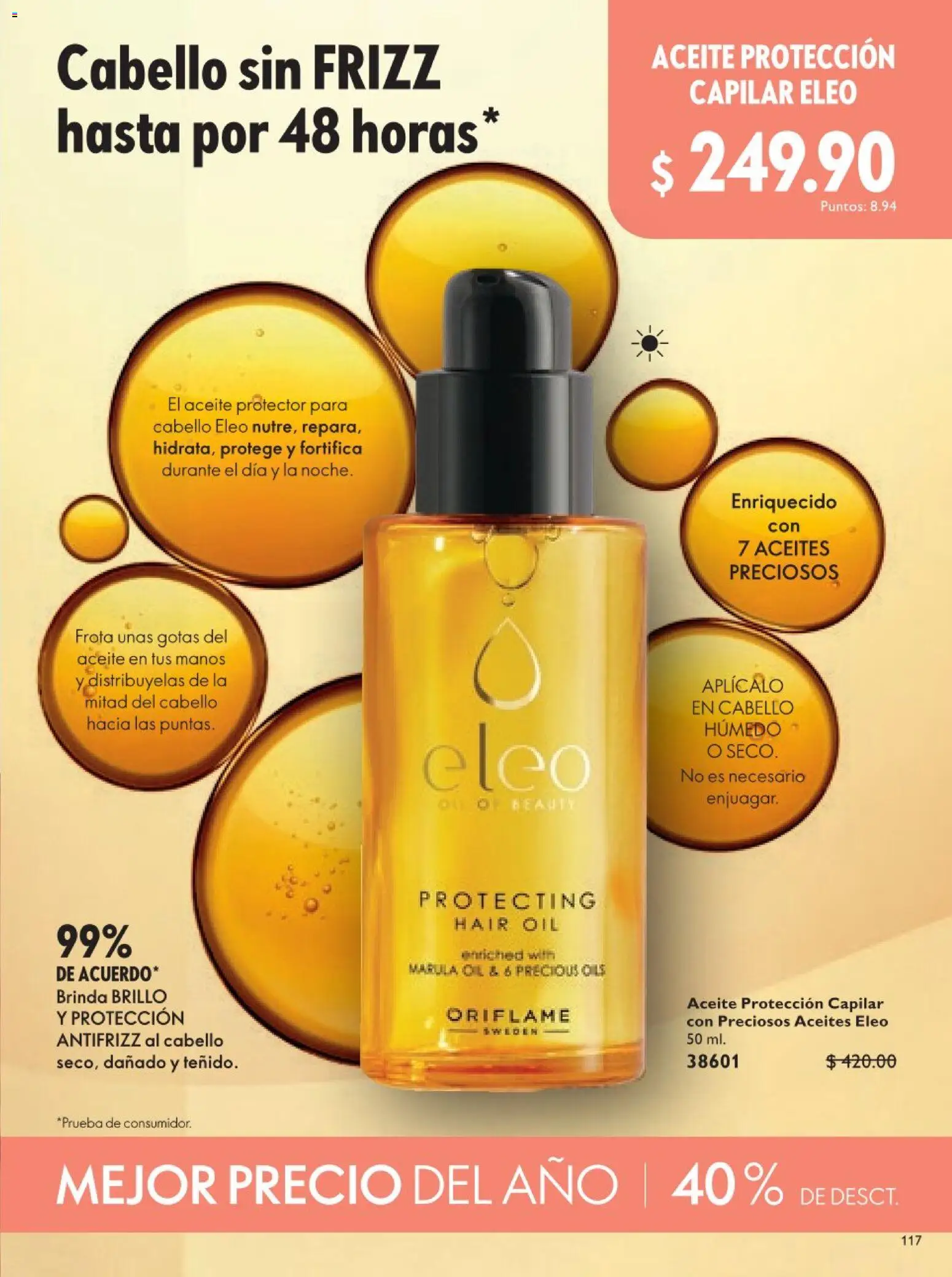 Nuevas ofertas de Oriflame válidas en toda la República Mexicana desde el 18.04.2026. ¡Encuentra las mejores ofertas en Oriflame campaña 6 2026! | Página: 117 | Productos: Brillo, Aceite