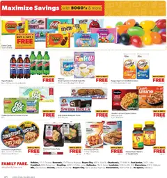 Preview of Family Fare weekly ads valid from 15.02.2026 | Page: 4 | Products: Spinach, Cheese, Eggs, Bourbon