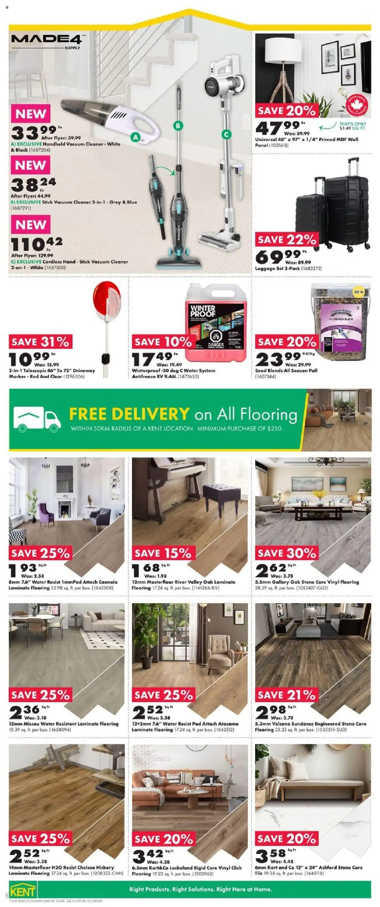 Kent flyer valid from 16.10.2025 | Page: 5 | Products: Luggage, Vacuum cleaner