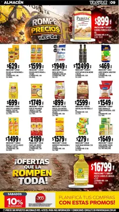 Vista previa Yaguar - Oferta Semanal Mar del Plata válido desde el 13.04.2026 | Página: 9 | Productos: Aceite, Maiz, Huevo, Pan