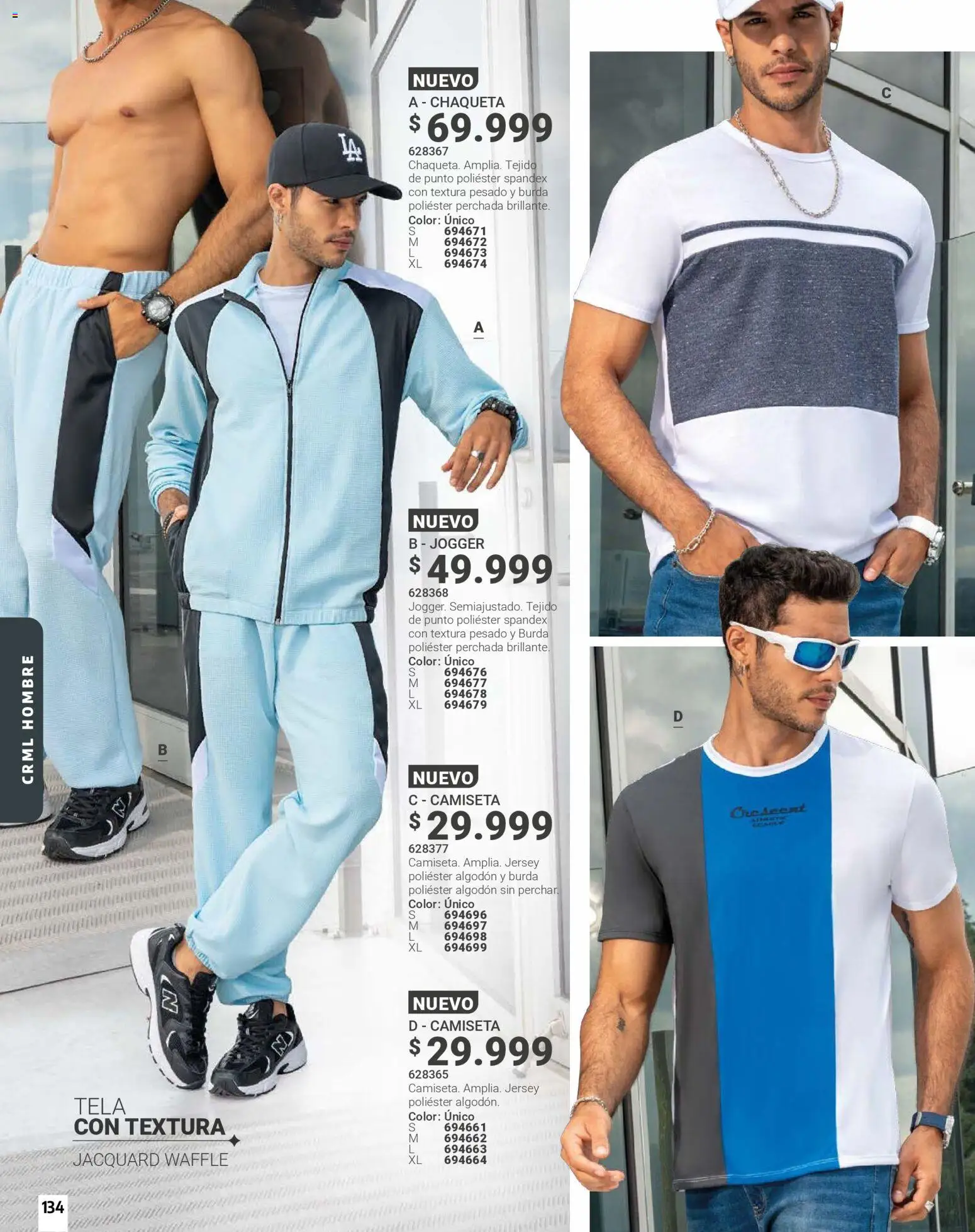 Carmel revista - valida desde el 01.01.2026 | Página: 134 | Productos: Algodón, Camiseta, Chaqueta