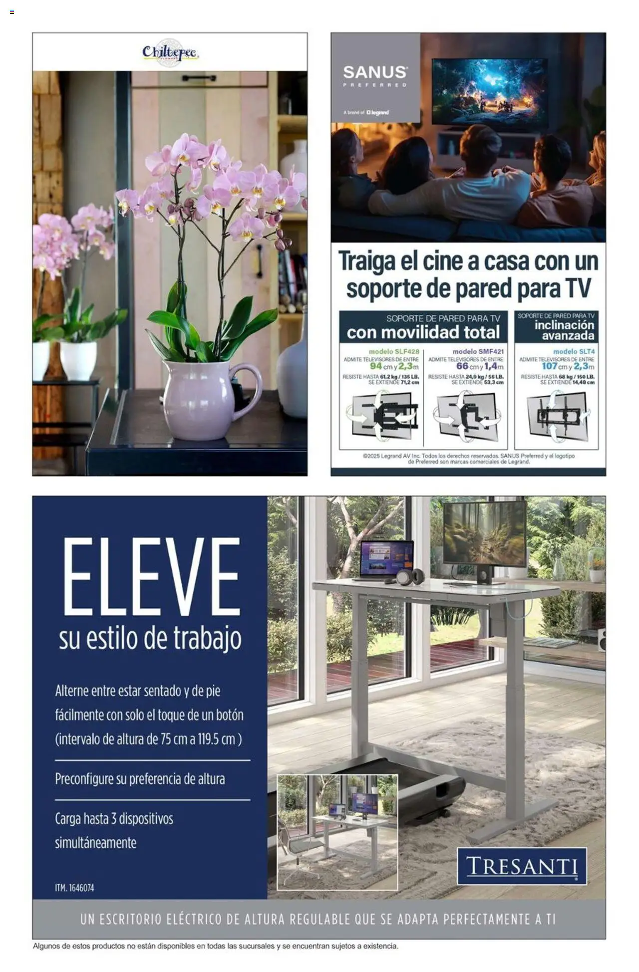 Nuevas ofertas de Costco válidas en toda la República Mexicana desde el 07.08.2025. ¡Encuentra las mejores ofertas en Costco - Catálogo Agosto! | Página: 96 | Productos: Escritorio