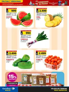 Vista previa Carrefour - Frutas y Verduras  válido desde el 29.12.2025