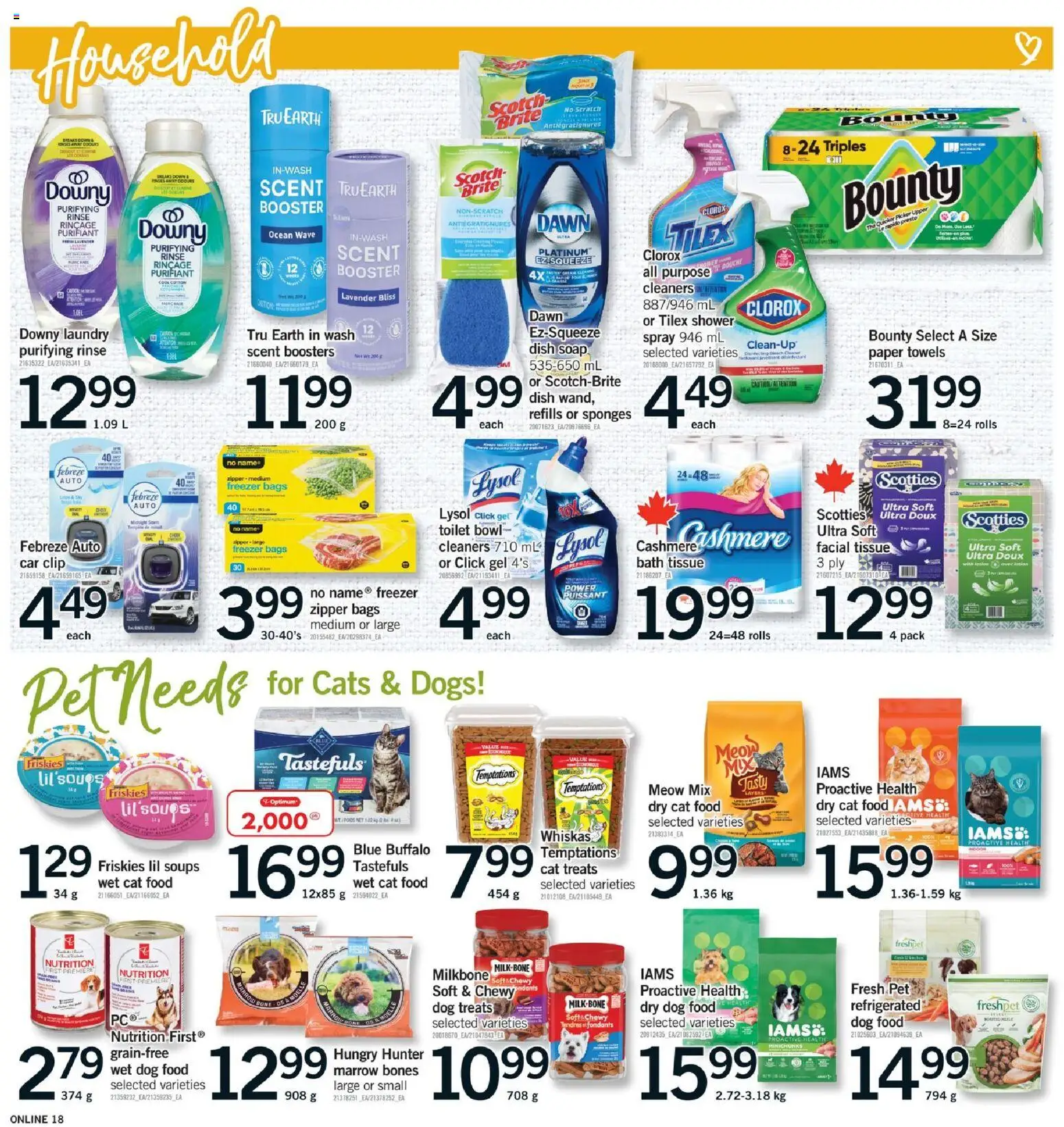 Fortinos flyer valid from 06.11.2025 | Page: 18 | Products: Freezer, Soap, Bath, Shower
