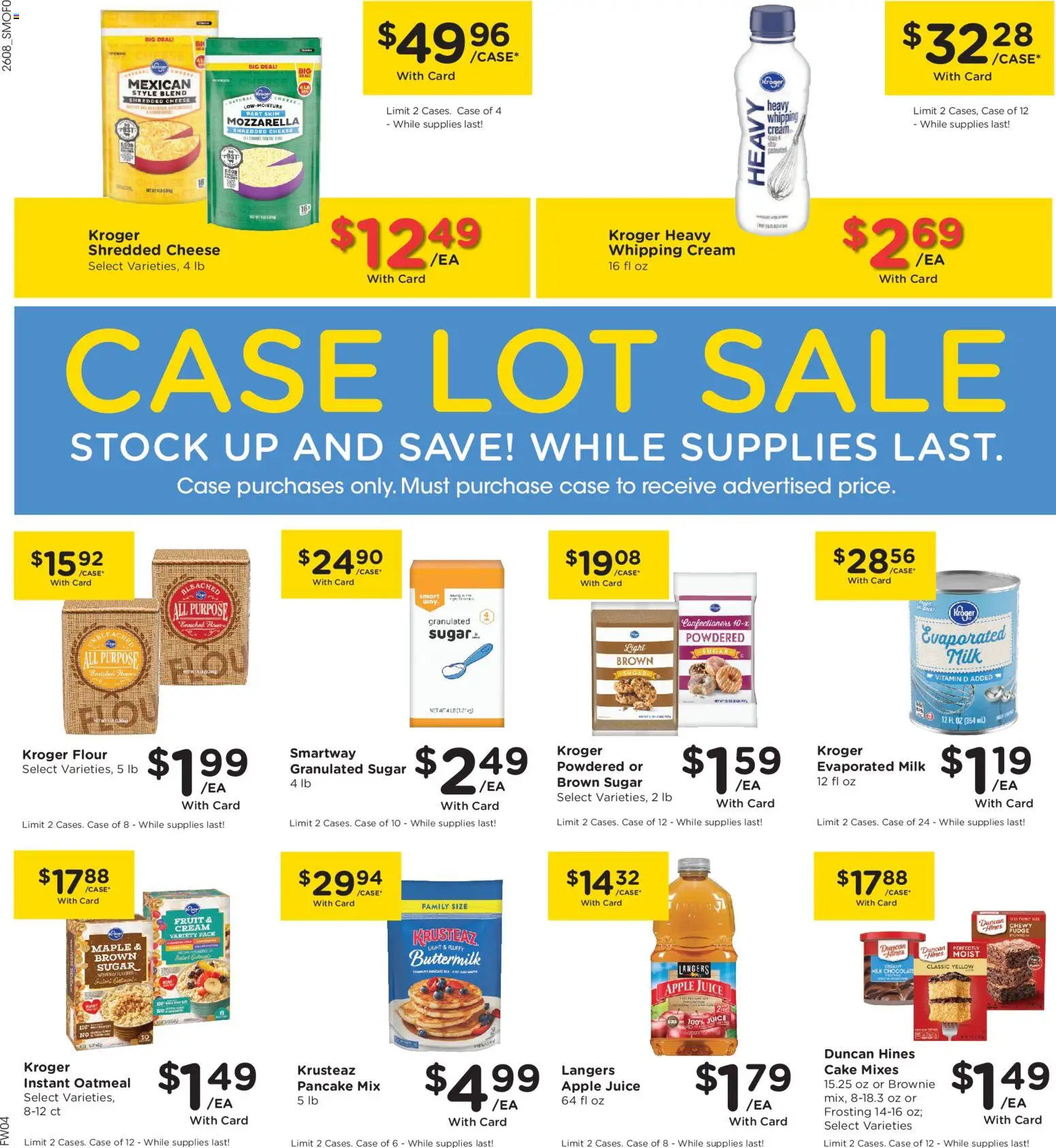 Smith's Weekly Ad - valid from 08.04.2026 | Page: 5 | Products: Milk, Chocolate, Juice, Case