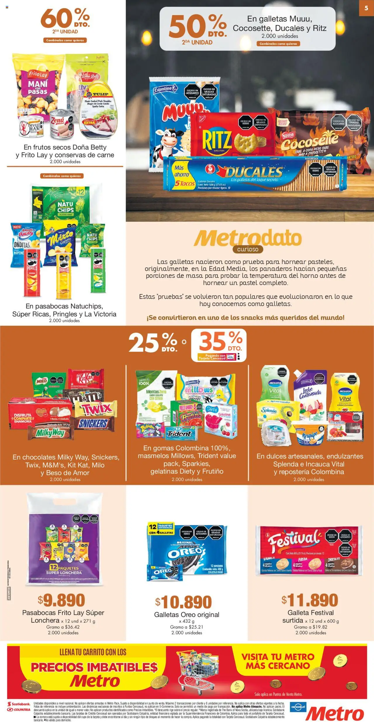 Metro revista - valida desde el 06.06.2025 | Página: 5 | Productos: Cerdo, Esponja, Gelatina, Leche