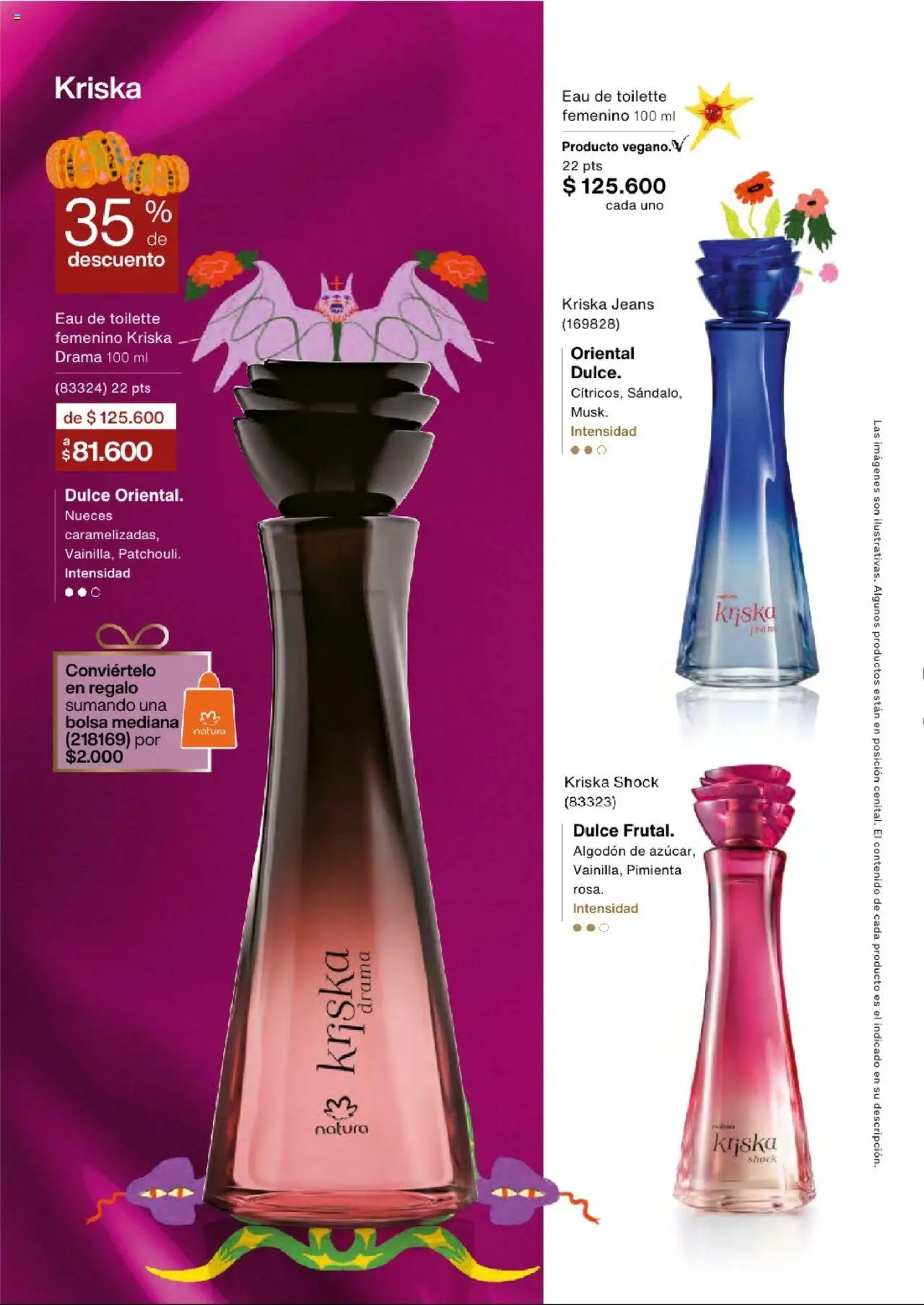 Natura revista - valida desde el 03.09.2025 | Página: 37 | Productos: Pimienta, Bolsa, Jean, Eau de toilette