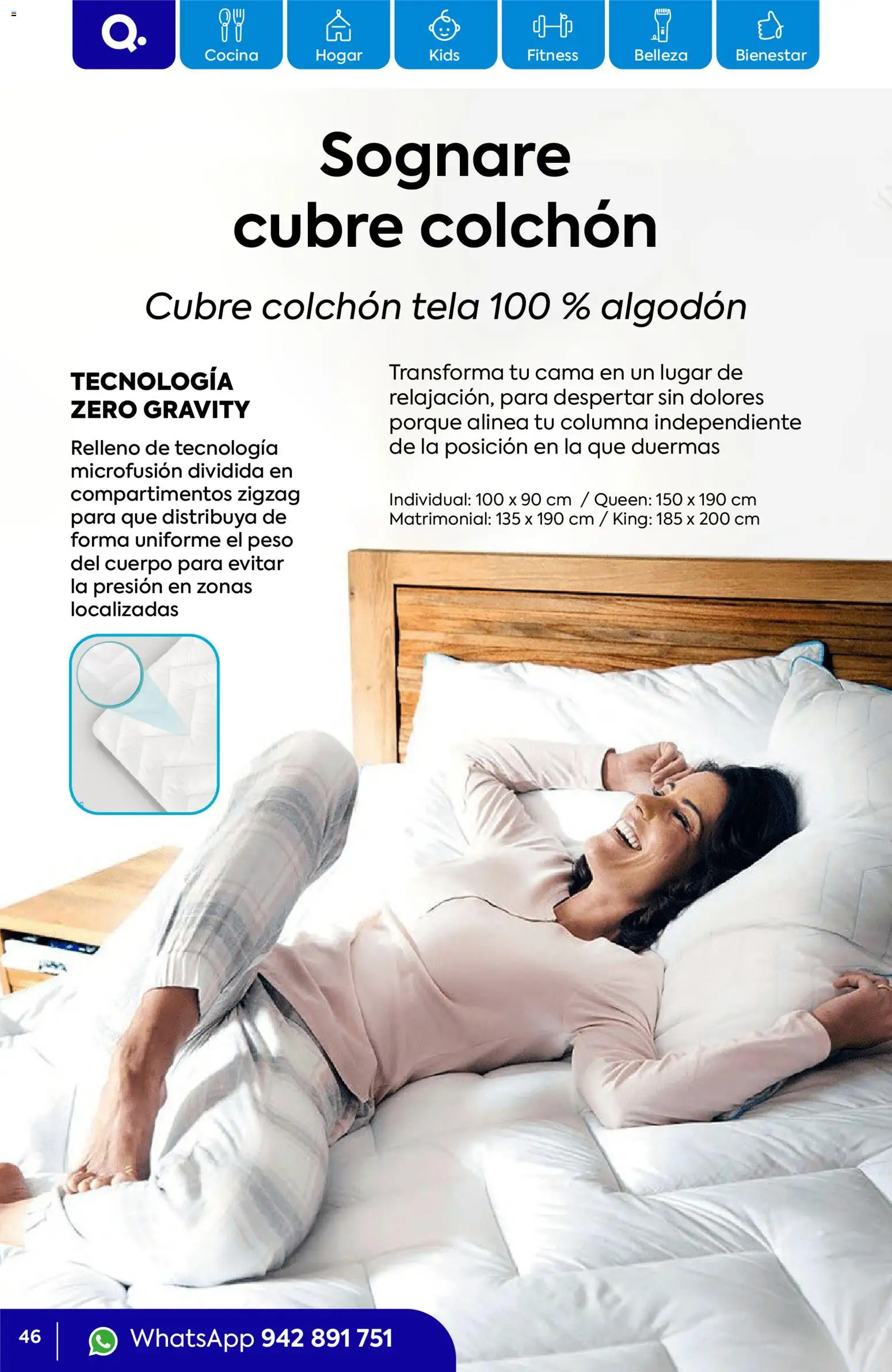 Catálogo Quality Products válido desde 01.02.2026 | Página: 46 | Productos: Cama, Colchón, Cocina, Peso