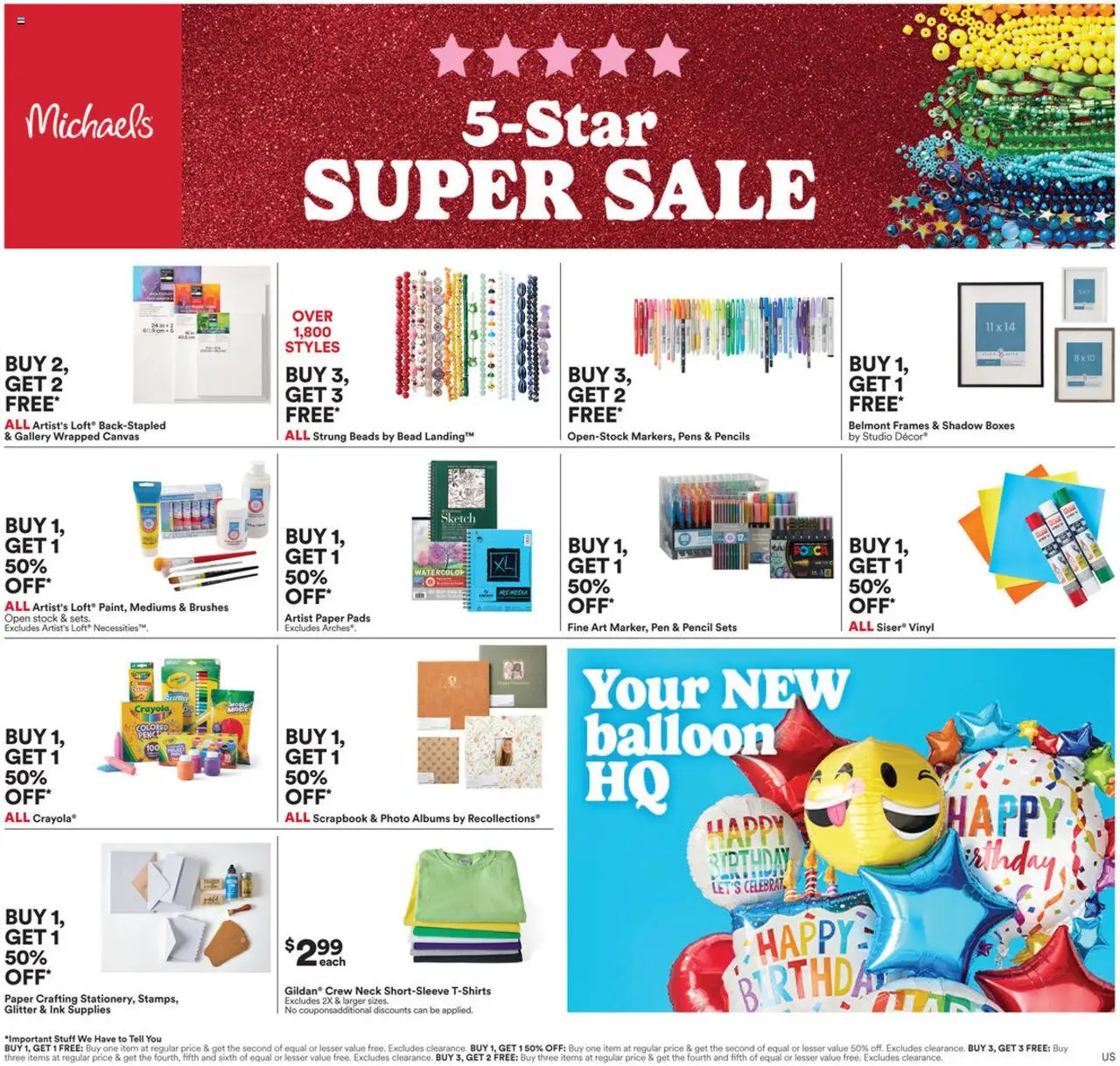 Michaels Weekly Ad - valid from 17.08.2025 | Page: 1
