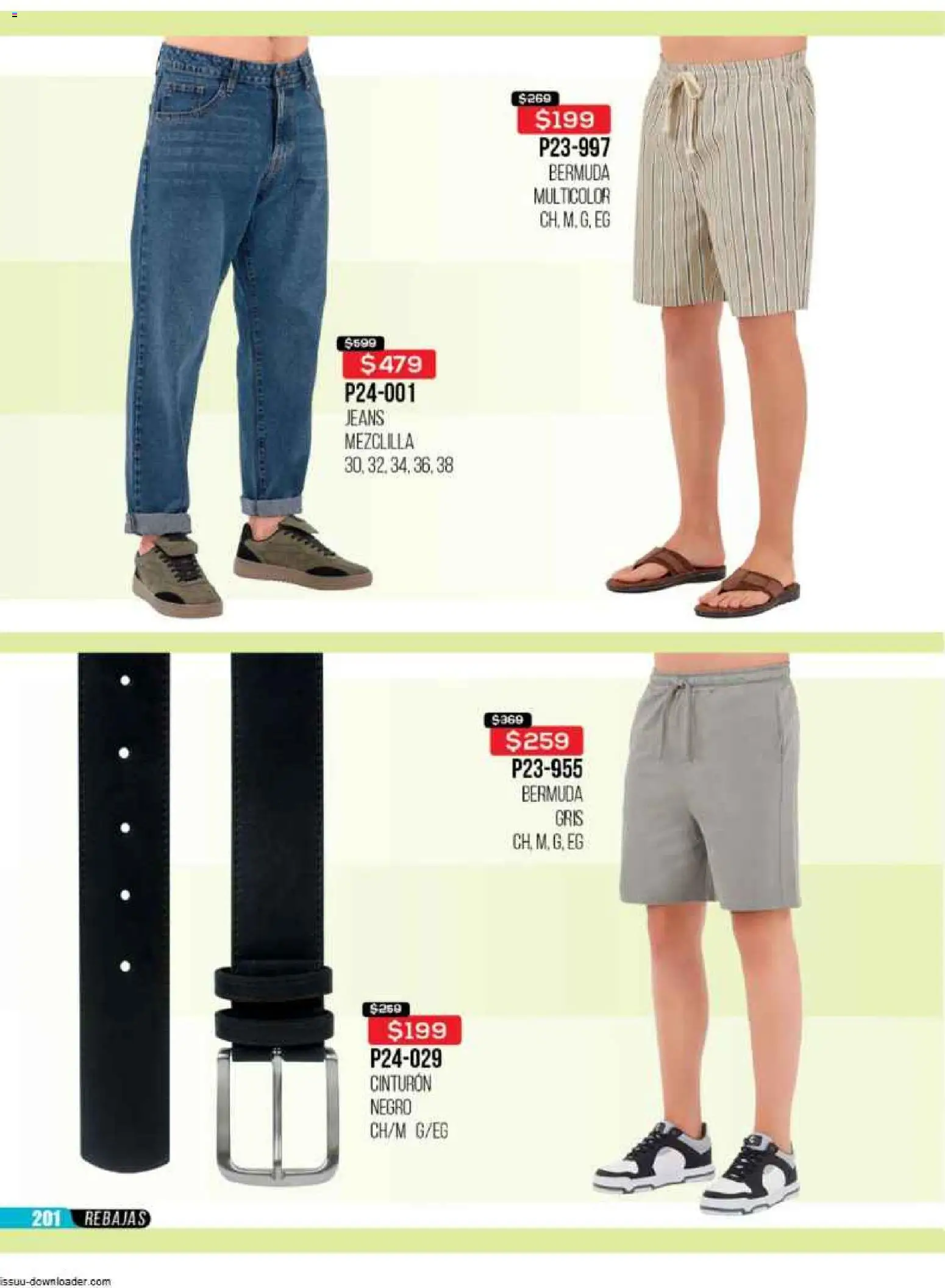 Nuevas ofertas de Cklass válidas en toda la República Mexicana desde el 31.10.2025. ¡Encuentra las mejores ofertas en Cklass catálogo Super Rebajas Ropa! | Página: 204 | Productos: Cinturón, Bermuda