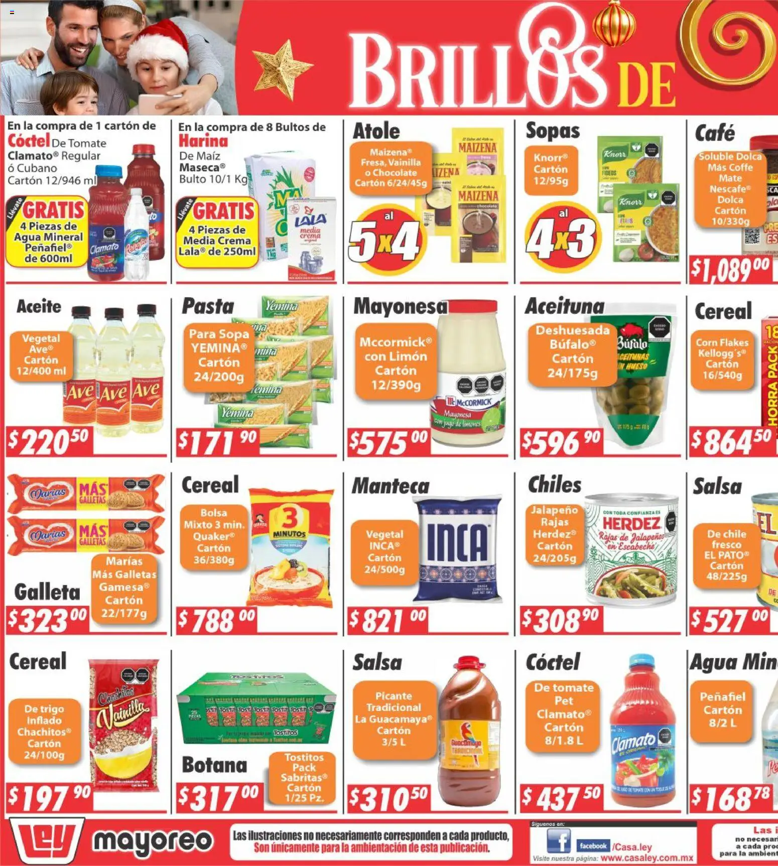 Nuevas ofertas de Casa Ley válidas en toda la República Mexicana desde el 08.12.2025. ¡Encuentra las mejores ofertas en Casa Ley folleto La Paz! | Página: 5 | Productos: Mayonesa, Limón, Aceite, Pasta