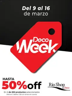 Vista previa Río Shop Deco catálogo válido desde el 09.03.2026