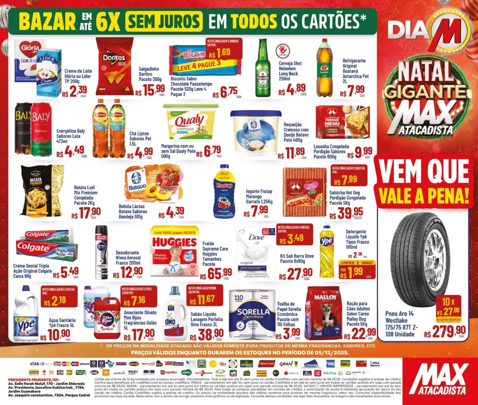 Max Atacadista Folheto - válido de 05.12.2025 | Página: 2 | Produtos: Guaraná, Desodorante, Bandeja, Sal