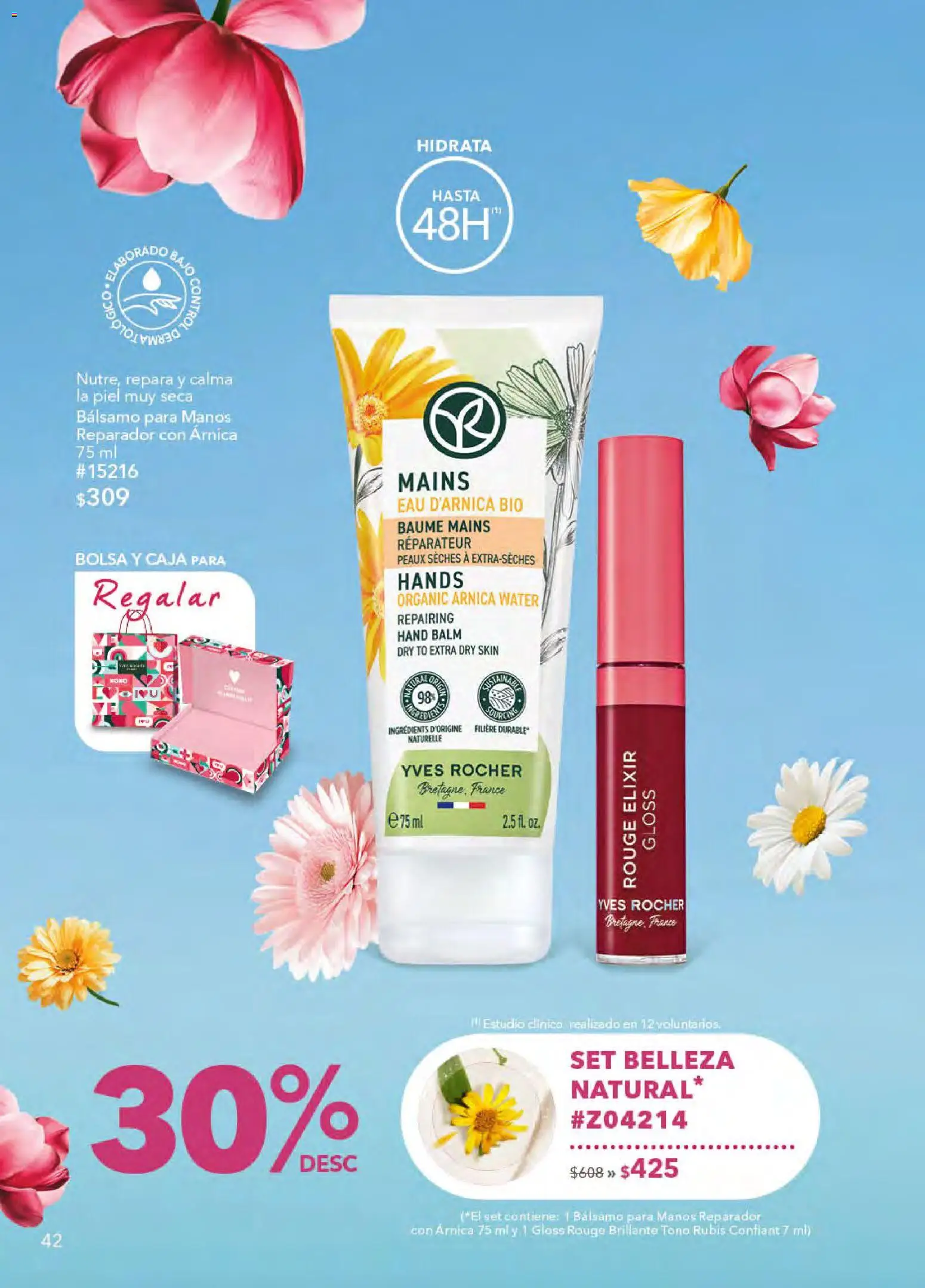 Nuevas ofertas de Yves Rocher válidas en toda la República Mexicana desde el 21.04.2026. ¡Encuentra las mejores ofertas en Yves Rocher campaña 6 2026! | Página: 42 | Productos: Bolsa, Ajo, Bálsamo, Caja